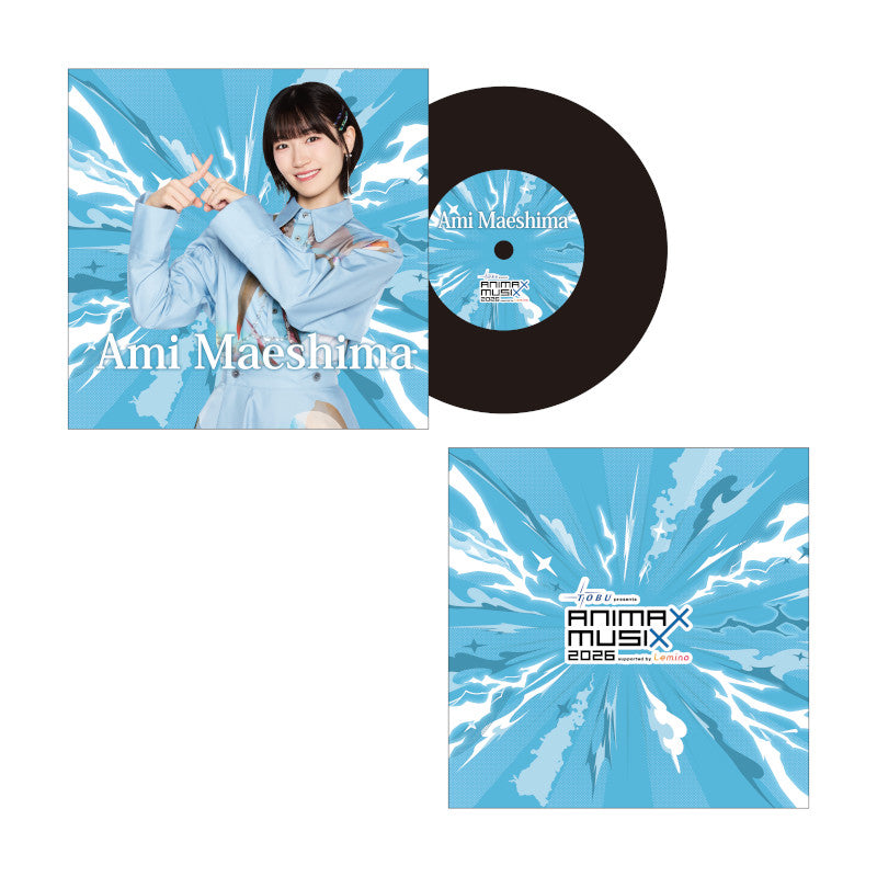 レコード風アクリルコースター