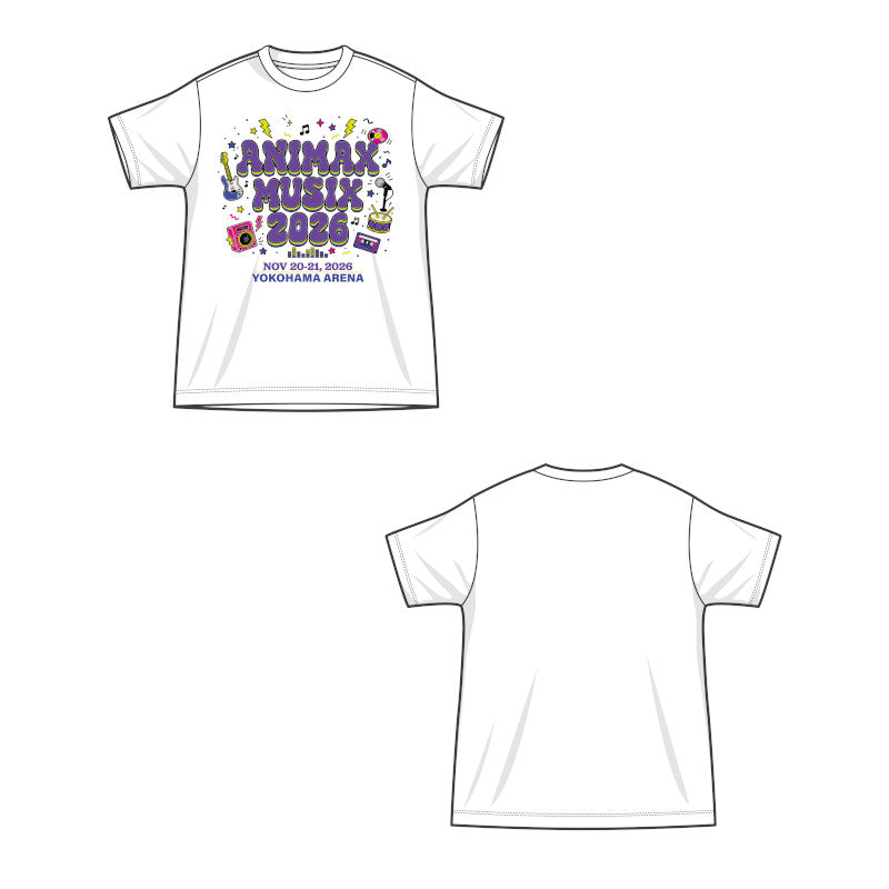 【事前配送】Tシャツ（MUSIC）＜受付期間：～11/3＞