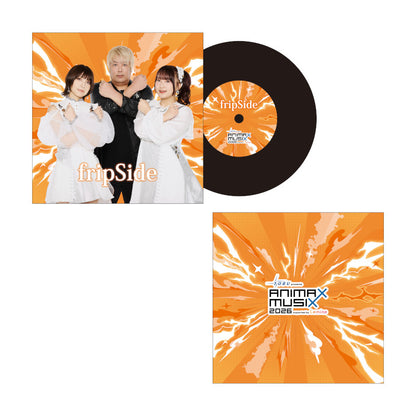 レコード風アクリルコースター